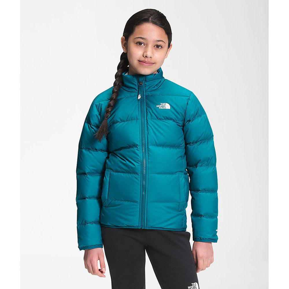 The North Face Reversible Andes Παιδικα Μπουφάν Πουπουλένια - Βαθυ Μπλε (VRXY49852)